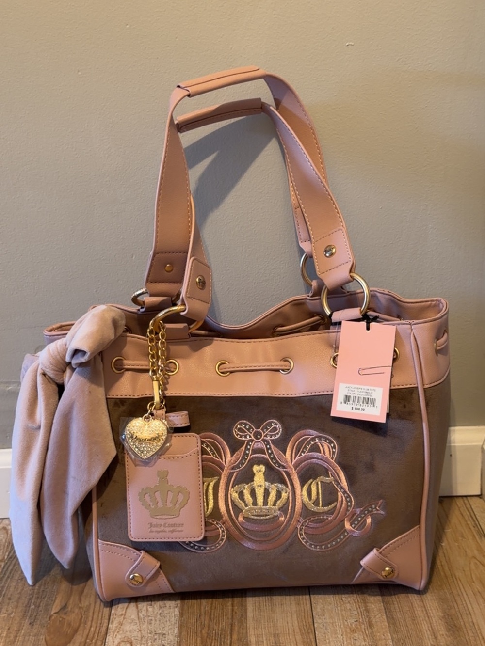 Juicy Couture Iced Coffee Lover’s Club Tote Bag